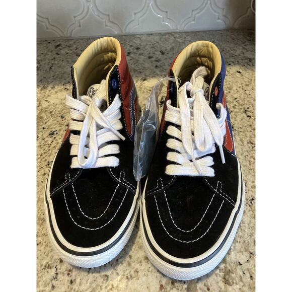 Vans Skate Grosso Mid University Red Blue Size US 7 Men's New VN0A5FCGAPB - Picture 2 of 9